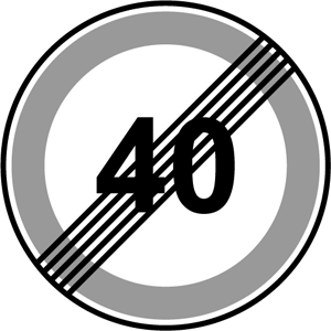 Speed limit ends