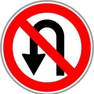 No U-turns