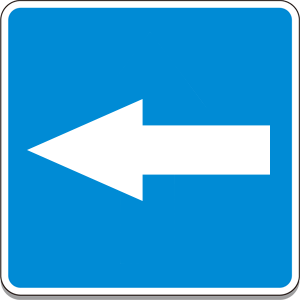 A one way street