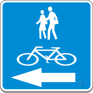 Pedestrian and bicycle paths